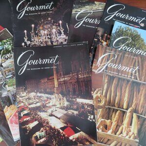 Lot of 11 Vintage 1973 Gourmet Magazines
